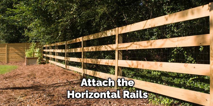 Attach the Horizontal Rails
