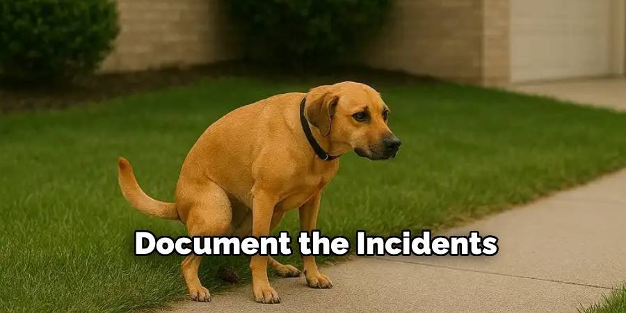 Document the Incidents