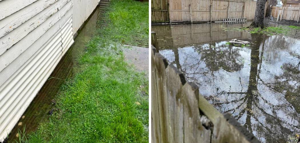 How to Fix a Flooded Backyard