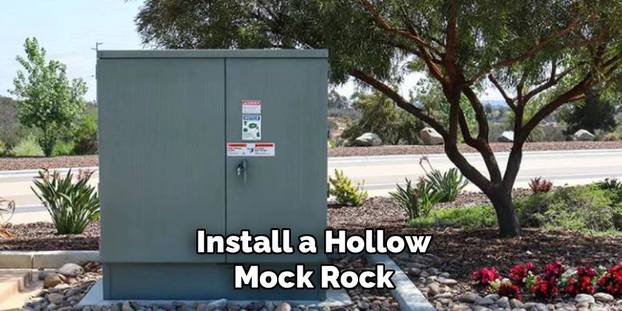 Install a Hollow Mock Rock