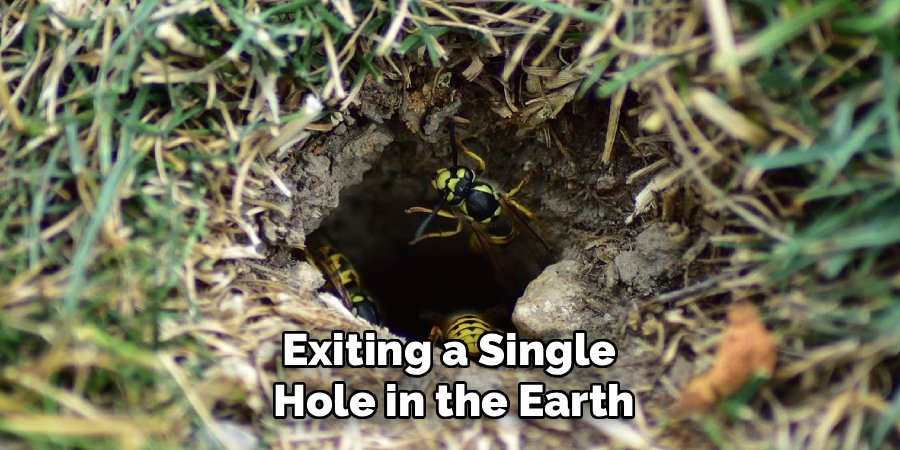 Exiting a Single
Hole in the Earth