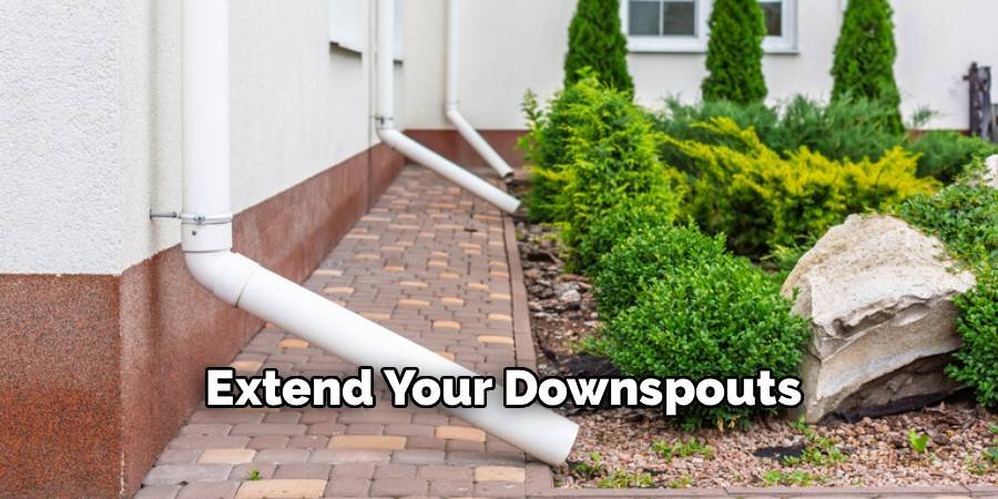Extend Your Downspouts