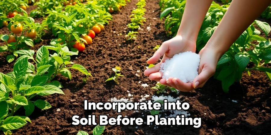 Incorporate into Soil Before Planting