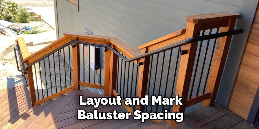 Layout and Mark Baluster Spacing
