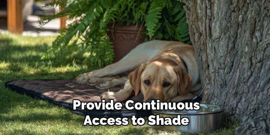 Provide Continuous Access to Shade