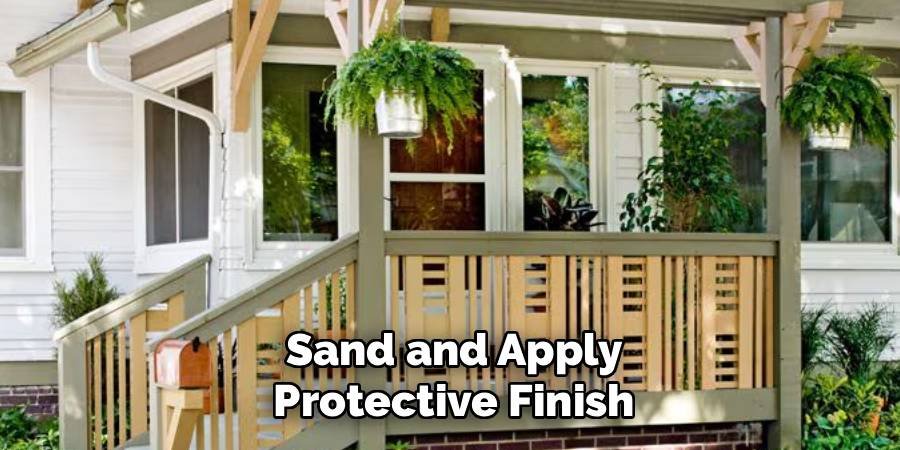Sand and Apply Protective Finish