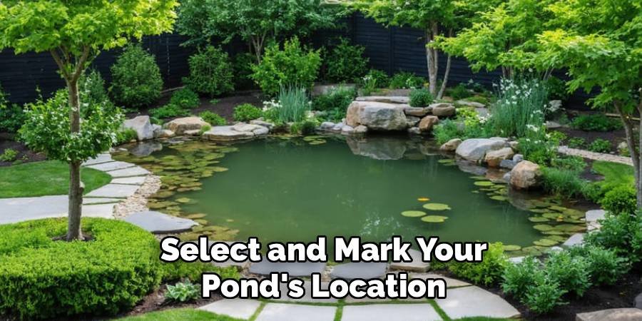 Select and Mark Your Pond's Location