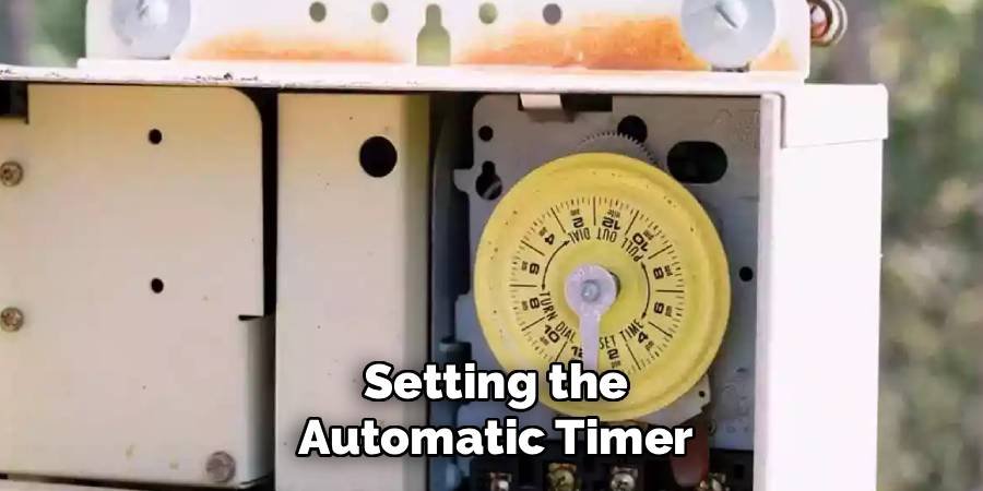Setting the Automatic Timer
