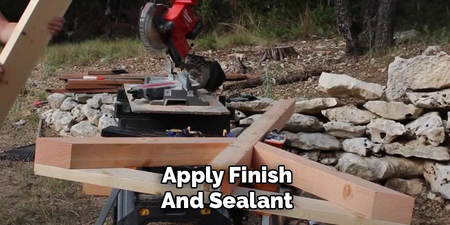 Apply Finish and Sealant