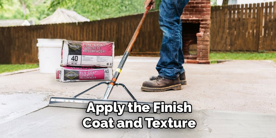 Apply the Finish Coat and Texture