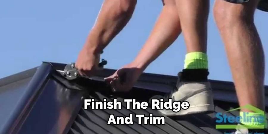 Finish The Ridge And Trim