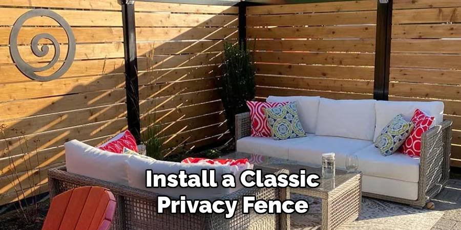 Install a Classic Privacy Fence