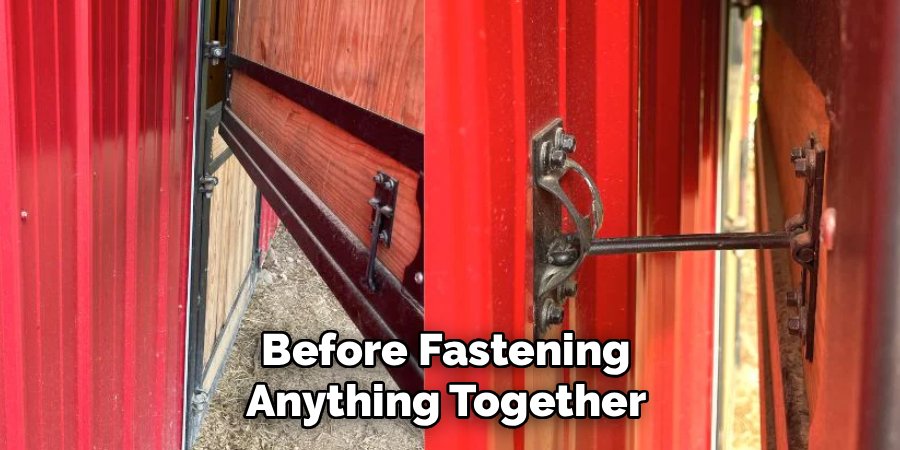 Before Fastening
Anything Together