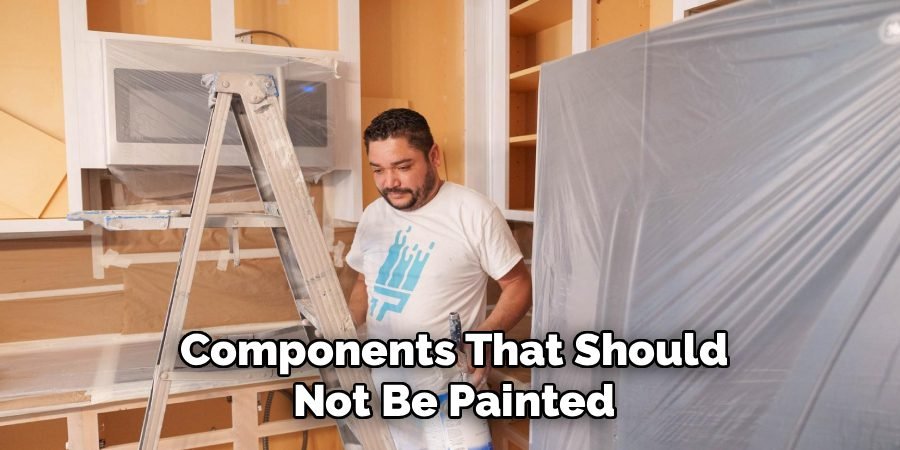 Components That Should
Not Be Painted