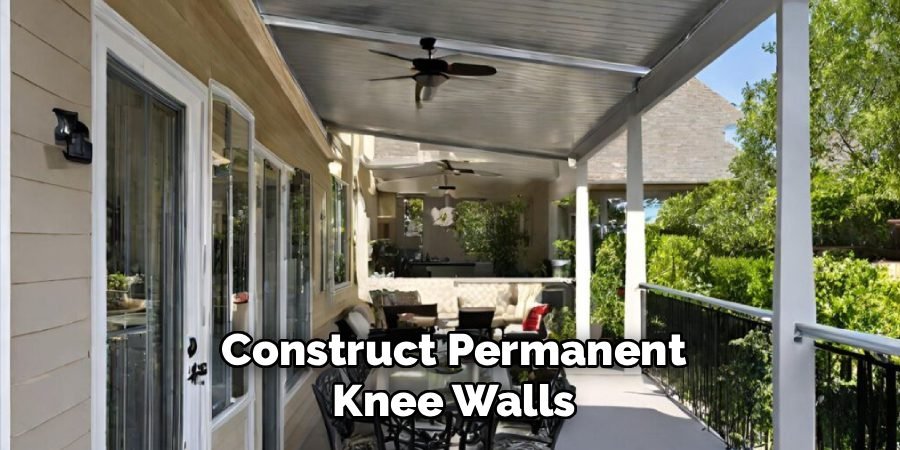 Construct Permanent Knee Walls