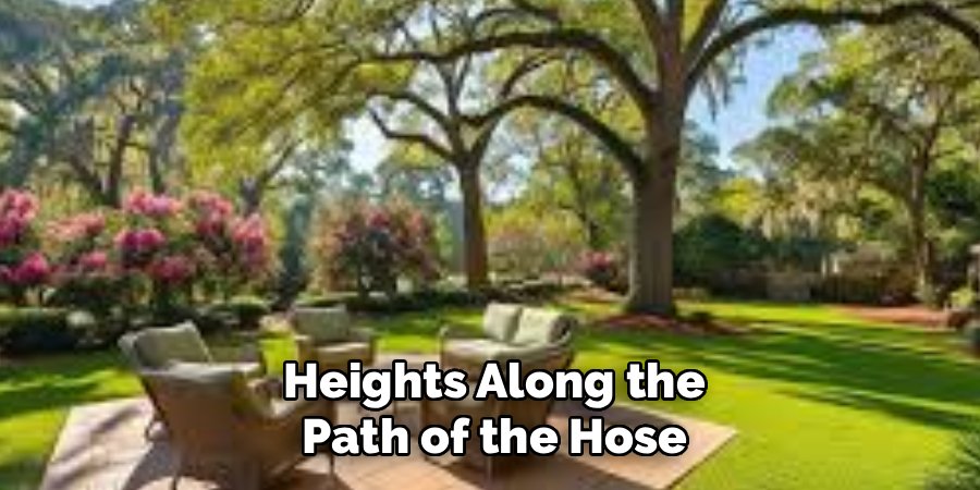 Heights Along the
Path of the Hose