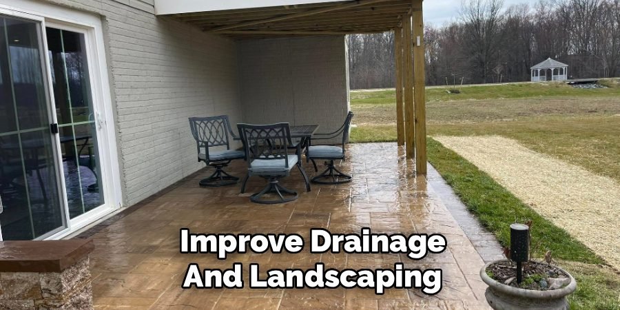 Improve Drainage and Landscaping