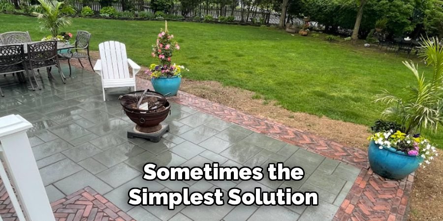 Sometimes the
Simplest Solution