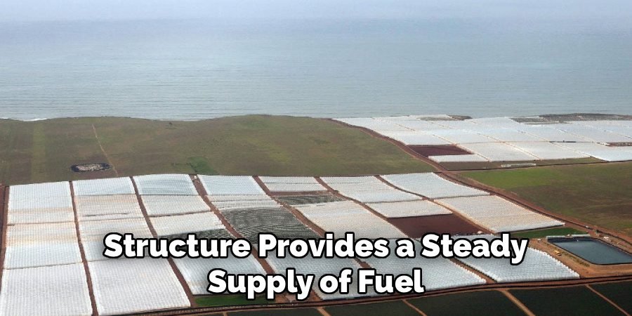 Structure Provides a Steady
Supply of Fuel