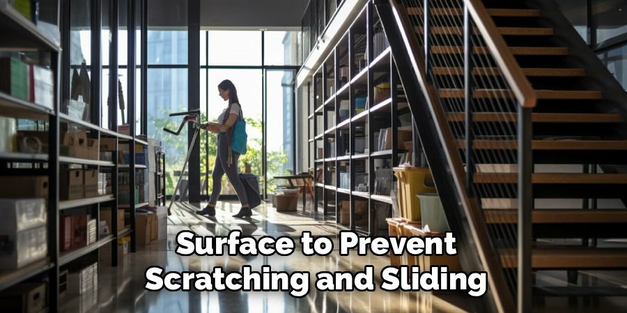 Surface to Prevent
Scratching and Sliding