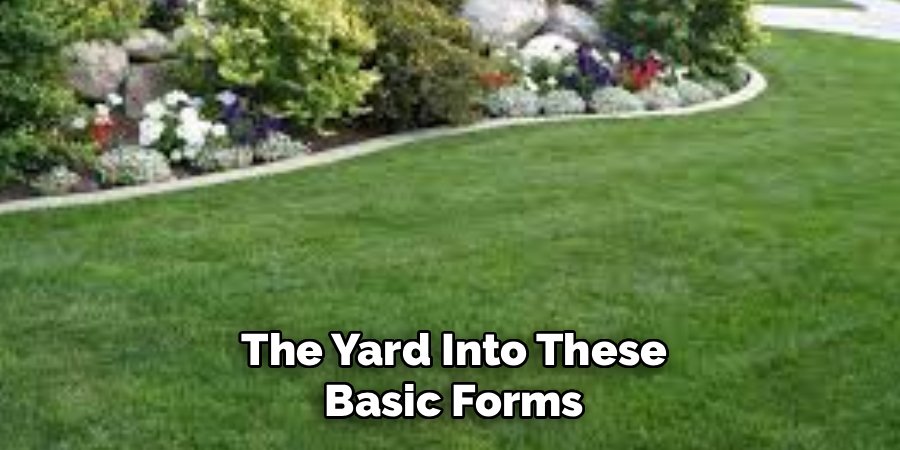 The Yard Into These
Basic Forms