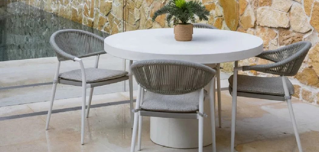 How to Keep Pollen Off Patio Furniture