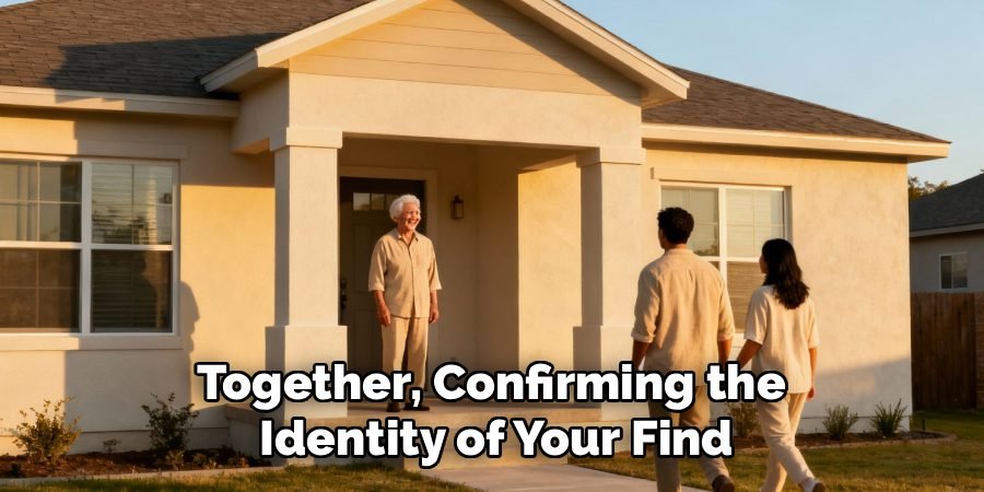 Together, Confirming the 
Identity of Your Find