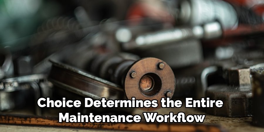 Choice Determines the Entire 
Maintenance Workflow