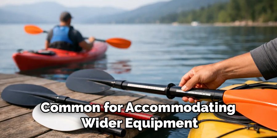 Common for Accommodating
Wider Equipment