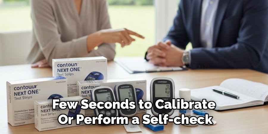 Few Seconds to Calibrate 
Or Perform a Self-check