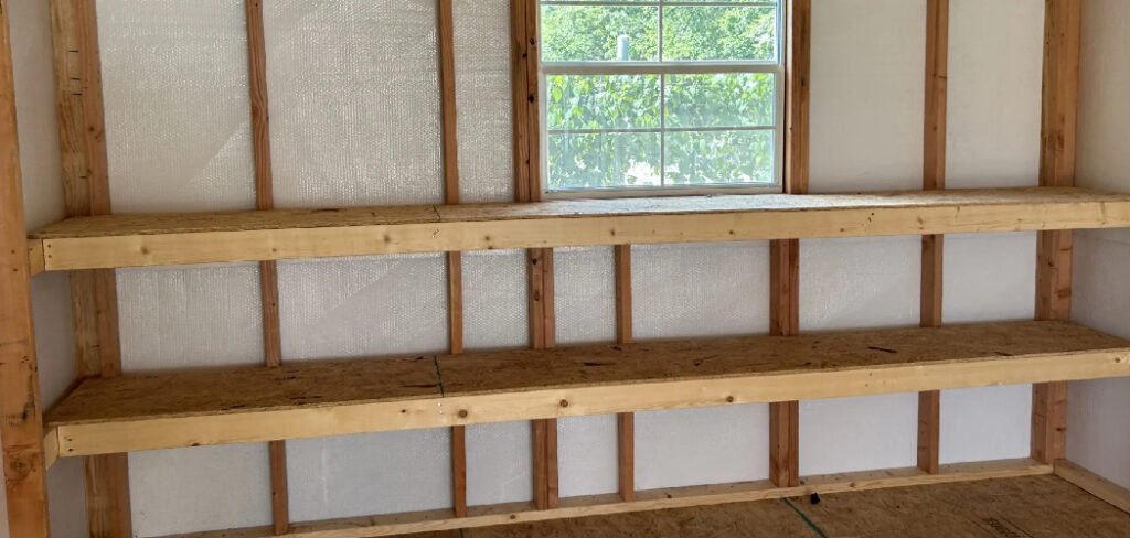 How to Build Shelves in Shed