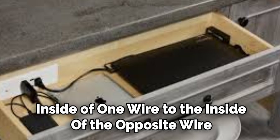 Inside of One Wire to the Inside
Of the Opposite Wire