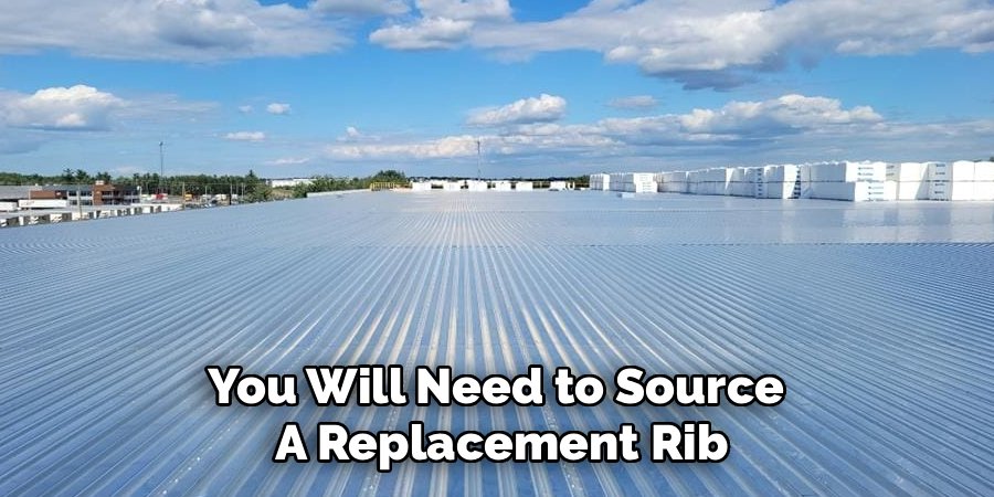 You Will Need to Source 
A Replacement Rib