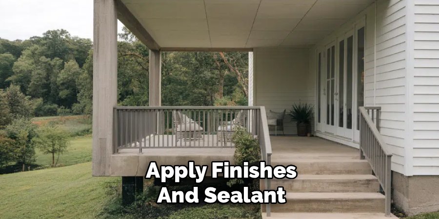 Apply Finishes and Sealant