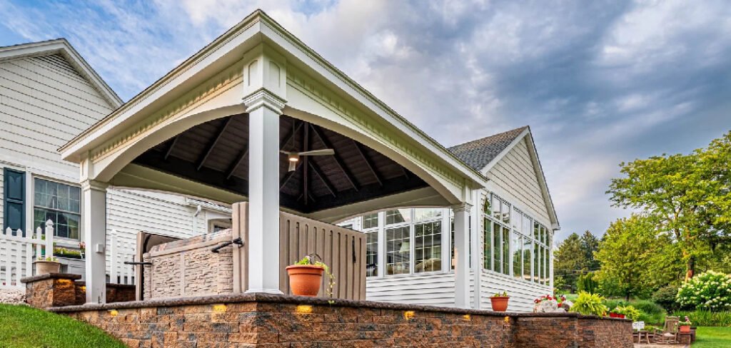 How to Build a Peaked Porch Roof