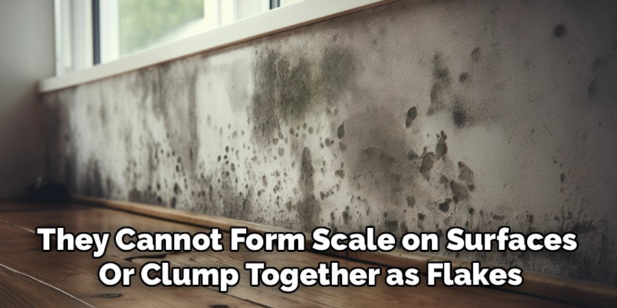They Cannot Form Scale on Surfaces
Or Clump Together as Flakes