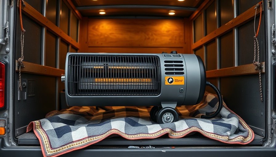 Load and Secure the Heater in the Vehicle